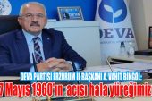 Bingöl’den 27 Mayıs açıklaması